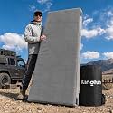 Kingfun 3 Inch CertiPUR-US Memory Foam Camping Mattress Pad, Waterproof Roll up Sleeping Pad, Thick Floor Sleeping Mats for Tent with Removable Travel Bag