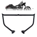 Kinglemc Crash Bar Engine Guard Highway Bar for Harley Dyna 06-17(Black-D)