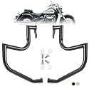 Kinglemc Crash Bar Engine Guard Highway Freeway Bar for Suzuki VL800 Intruder Volusia 800 C50 M50 Boulevard 2005-2022 (Black)
