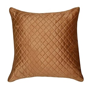 kingly textile throw pillow cover qulted velvet euro cushion cover for bed 24 x 24 inch 60cm set of 2 harvest gold