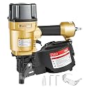 Kingou CN80 Coil Nailer Gun with 1/4 NPT Air Connector Gold Color