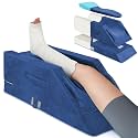 KingPavonini 4-Height Adjustable Leg Elevation Pillow, Single Leg, Blue