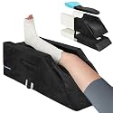 KingPavonini 4-Height Adjustable Leg Elevation Pillow, Single Leg, Black
