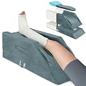 KingPavonini 4-Height Adjustable Leg Elevation Pillow, Single Leg, Grey