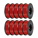 KINGROON PLA 3D Printer Filament 1.75mm, Maple Red, 10kg (10 x 1kg)