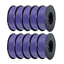 KINGROON PLA 3D Printer Filament 1.75mm, Lilac Purple, 10kg (10 x 1kg)