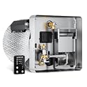 KINGRVER 10 Gallon RV Tank Water Heater, Propane &amp; Electric Hybrid