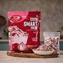 KINGS Cook Smart Onion, Red Onion Flakes with Palm Oil, Hygenically Processed Cooking, Long Shelf Life, Onion Birista for Daal Tadka Indian Curries & Biryani (50gmx5 Sachets, 250gm)