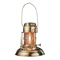 Kings County Tools Oil Lamp, Brass, 7.5” x 8”