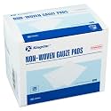 Kingstar Sterile Nonwoven Gauze Pads, 3"x 3", 60 Packs - 120 Pieces