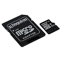 Kingston Digital 16GB microSDHC Class 10 UHS-I 45MB/s Read Card with SD Adapter (SDC10G2/16GB)
