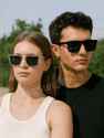 kingsunglasses UV Protection Gradient Rectangular Sunglasses Free