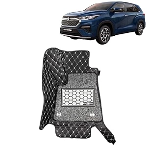 kingsway accessories premium 7d car floor mats only compatible with maruti suzuki xl6 year 2019 to 2022 all model set of 4 pcs 100 waterproof amp washable luxury 7d car foot mats black