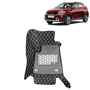 kingsway accessories premium 7d car floor mats only compatible with maruti suzuki xl6 year 2019 to 2022 all model set of 4 pcs 100 waterproof amp washable luxury 7d car foot mats black