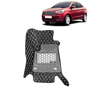 kingsway accessories premium 7d car floor mats only compatible with maruti suzuki xl6 year 2019 to 2022 all model set of 4 pcs 100 waterproof amp washable luxury 7d car foot mats black