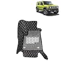 KINGSWAY Accessories Premium 7D Car Floor Mats Only Compatible with Maruti Suzuki Jimny Year 2023 Onwards All Model, Set of 3 Pcs, 100% Waterproof &amp; Washable Luxury 7D Car Foot Mats, Black