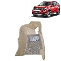 KINGSWAY Accessories Premium 7D Car Floor Mats Only Compatible with Hyundai Elite I20 Year 2018 to 2020 All Model, Set of 3 Pcs, 100% Waterproof &amp; Washable Luxury 7D Car Foot Mats, Beige