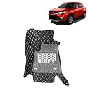 KINGSWAY Accessories Premium 7D Car Floor Mats Only Compatible with Maruti Suzuki XL6 Year 2019 to 2022 All Model, Set of 4 Pcs, 100% Waterproof &amp; Washable Luxury 7D Car Foot Mats, Black