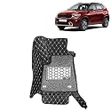 KINGSWAY Accessories Premium 7D Car Floor Mats Only Compatible with Maruti Suzuki XL6 Year 2019 to 2022 All Model, Set of 4 Pcs, 100% Waterproof &amp; Washable Luxury 7D Car Foot Mats, Black