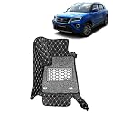 KINGSWAY Accessories Premium 7D Car Floor Mats Only Compatible with Toyota Urban Cruiser Year 2020 to 2023 All Model, Set of 3 Pcs, 100% Waterproof &amp; Washable Luxury 7D Car Foot Mats, Black