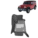 KINGSWAY Accessories Premium 7D Car Floor Mats Only Compatible with Maruti Suzuki XL6 Year 2019 to 2022 All Model, Set of 4 Pcs, 100% Waterproof &amp; Washable Luxury 7D Car Foot Mats, Black