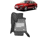 KINGSWAY Accessories Premium 7D Car Floor Mats Only Compatible with Maruti Suzuki XL6 Year 2019 to 2022 All Model, Set of 4 Pcs, 100% Waterproof &amp; Washable Luxury 7D Car Foot Mats, Black