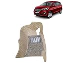 KINGSWAY Accessories Premium 7D Car Floor Mats Only Compatible with Hyundai Elite I20 Year 2018 to 2020 All Model, Set of 3 Pcs, 100% Waterproof &amp; Washable Luxury 7D Car Foot Mats, Beige