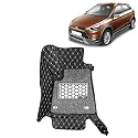 KINGSWAY Accessories Premium 7D Car Floor Mats Only Compatible with Maruti Suzuki XL6 Year 2019 to 2022 All Model, Set of 4 Pcs, 100% Waterproof &amp; Washable Luxury 7D Car Foot Mats, Black