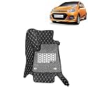 KINGSWAY Accessories Premium 7D Car Floor Mats Only Compatible with Hyundai Grand I10 Year 2013 to 2017 All Model, Set of 3 Pcs, 100% Waterproof &amp; Washable Luxury 7D Car Foot Mats, Black