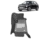 KINGSWAY Accessories Premium 7D Car Floor Mats Only Compatible with Maruti Suzuki XL6 Year 2019 to 2022 All Model, Set of 4 Pcs, 100% Waterproof &amp; Washable Luxury 7D Car Foot Mats, Black