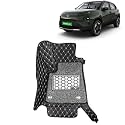 KINGSWAY Accessories Premium 7D Car Floor Mats Only Compatible with Tata Punch EV Year 2024 Onwards All Model, Set of 3 Pcs, 100% Waterproof &amp; Washable Luxury 7D Car Foot Mats, Black