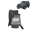 KINGSWAY Accessories Premium 7D Car Floor Mats Only Compatible with Mahindra Scorpio Classic 7 Seater Year 2022 Onwards All Model, Set of 4 Pcs, 100% Waterproof Luxury 7D Car Foot Mats, Black