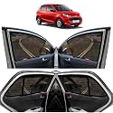 Kingsway® Alto K10 Car Sun Shade Half Cut Magnetic Curtains for 2022 to 2023 Model, Compatible with Maruti Suzuki Alto K10 Side Window, Half Cut in Front Window with Rear Windshield, Black, 5pcs