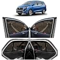 Kingsway® Rumion Car Sun Shade Half Cut Magnetic Curtains for 2023 Onwards Model, Compatible with Toyota Rumion Side Window Sunshade, Only Half Cut in Front Window with Rear Windshield, Black, 7pcs