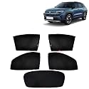 KINGSWAY Accessories Magnetic Car Sunshades Only Compatible with Maruti Suzuki Victoris (Year 2025 Onwards), Half Cut with Fix Rear Windshield - Heat-Resistant Custom-Fit Sun Shade, Pack of 5 Pcs