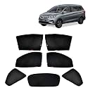Kingsway Car Side Window Sun Shade Half Cut Magnetic with Rear Windshield Curtain Only Compatible with Maruti Suzuki Ertiga Year 2025 Onwards All Model, Only Half Cut in Front Window, Pack of 7
