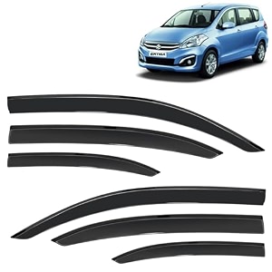 kingsway accessories side window door visor only compatible with maruti suzuki alto 800 year 2012 to 2022 all model premium range unbreakable car rain guard side rear wind deflectors set of 4 pcs