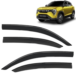 kingsway accessories side window door visor only compatible with maruti suzuki alto 800 year 2012 to 2022 all model premium range unbreakable car rain guard side rear wind deflectors set of 4 pcs