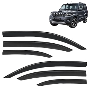 kingsway accessories side window door visor only compatible with maruti suzuki alto 800 year 2012 to 2022 all model premium range unbreakable car rain guard side rear wind deflectors set of 4 pcs