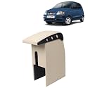 Kingsway Car Wooden Armrest Organizer Compatible with Hyundai Santro Xing (Year 2003-2018) - Vehicle Specific Fit Center Console, Beige Color, Enhance Comfort and Storage Compartment, 1 Piece