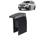Kingsway Car Wooden Armrest Organizer Compatible with Maruti Suzuki XL6 (Year 2019-2022) - Vehicle Specific Fit Center Console, Black Color, Enhance Comfort and Storage Compartment, 1 Piece