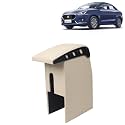 Kingsway Car Wooden Armrest Organizer Compatible with Maruti Suzuki Swift Dzire (Year 2017-2019) - Vehicle Specific Fit Center Console, Beige Color, Enhance Comfort and Storage Compartment, 1 Piece