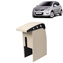 Kingsway Car Wooden Armrest Organizer Compatible with Hyundai I20 (Year 2008-2011) - Vehicle Specific Fit Center Console, Beige Color, Enhance Comfort and Storage Compartment, 1 Piece