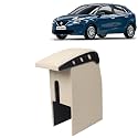 Kingsway Car Wooden Armrest Organizer Compatible with Maruti Suzuki Baleno (Year 2015-2018) - Vehicle Specific Fit Center Console, Beige Color, Enhance Comfort and Storage Compartment, 1 Piece