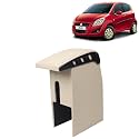 Kingsway Car Wooden Armrest Organizer Compatible with Maruti Suzuki Ritz (Year 2009-2015) - Vehicle Specific Fit Center Console, Beige Color, Enhance Comfort and Storage Compartment, 1 Piece
