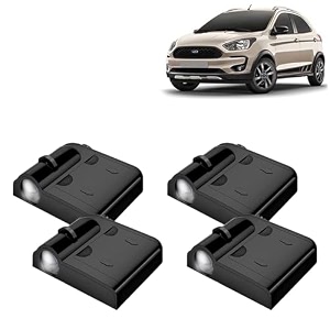 kingsway fo-rd shadow light compatible with freestyle year 2018 to 2021 ir led projector ghost lamp ambient light car accessories 3d logo of car brand projected on the ground pack of 4 pcs
