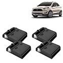 KINGSWAY® Fo-Rd Shadow Light Compatible with Freestyle (Year 2018 to 2021), IR LED Projector Ghost Lamp Ambient Light, Car Accessories, 3D Logo of Car Brand Projected on the Ground, Pack of 4 Pcs