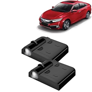 kingsway honda shadow light ir projector ghost lamp compatible with civic 2019 onwards 3d welcome design projected on the ground when you open the car door pack of 2 pcs