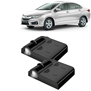kingsway honda shadow light ir projector ghost lamp compatible with city 2014-2016 3d welcome design projected on the ground when you open the car door pack of 2 pcs
