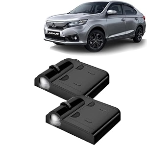 kingsway honda shadow light ir projector ghost lamp compatible with amaze 2021-2022 3d welcome design projected on the ground when you open the car door pack of 2 pcs